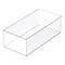 Contenant de rangement transparent et empilable de 30,4 cm x 15,2 cm d’Ordonnez simplement